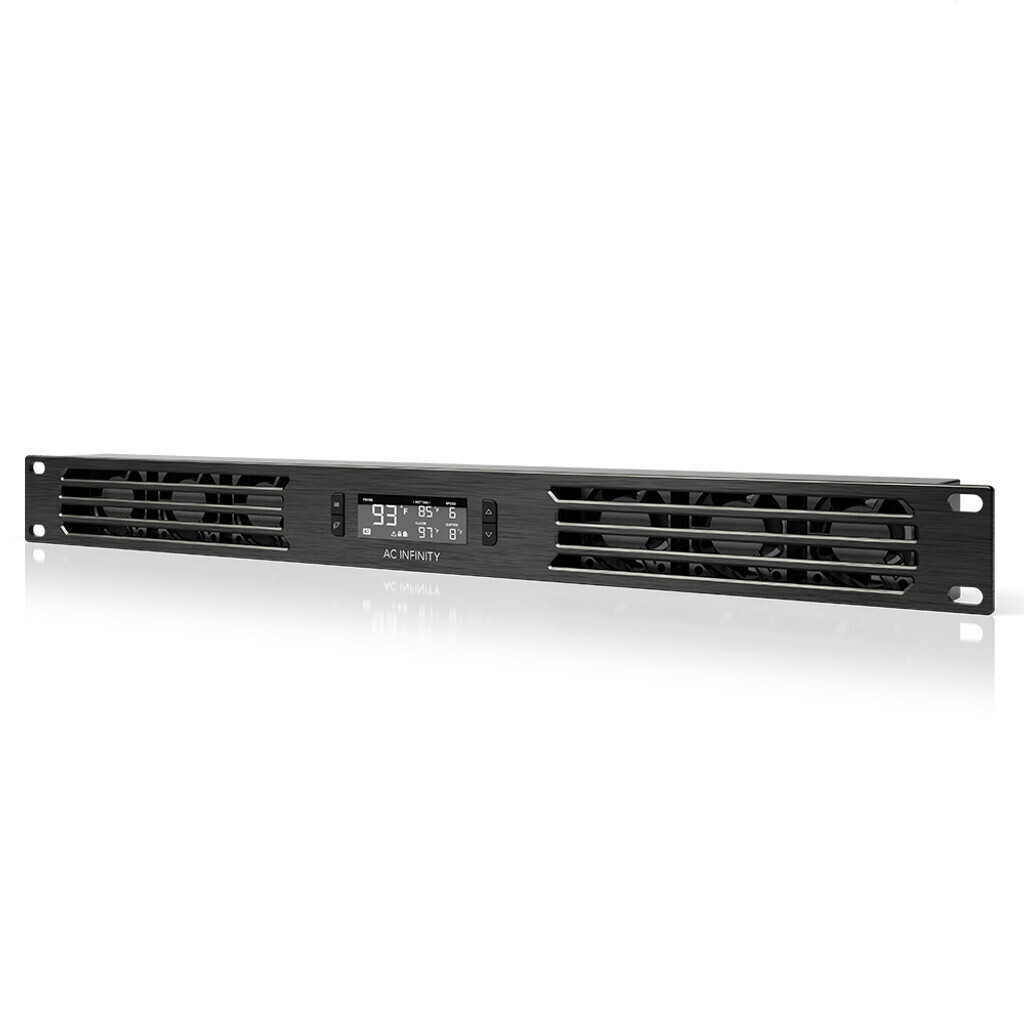 AC Infinity Cloudplate Quiet Rack Cooling Fan System, size: T1 1U Exhaust
