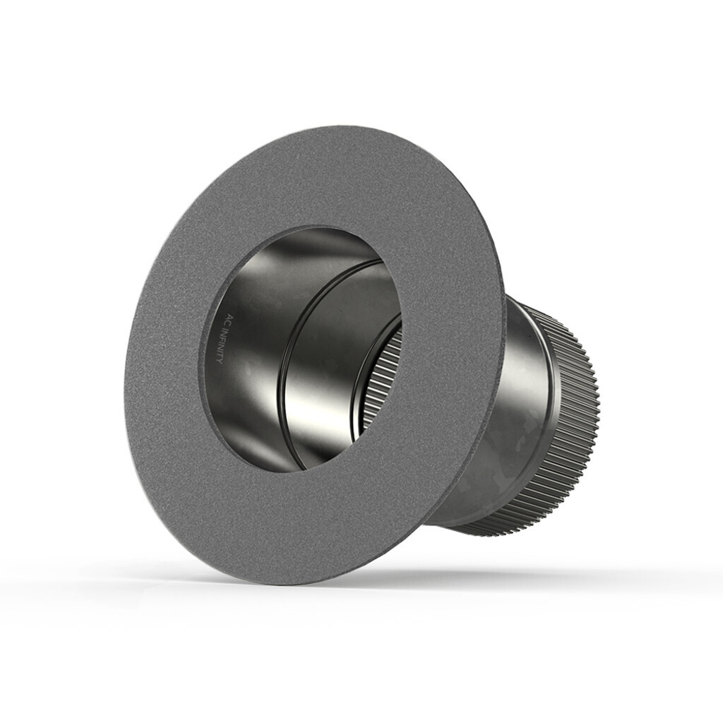 AC Infinity Ducting Collar Galvanized Steel, size: 4 inch