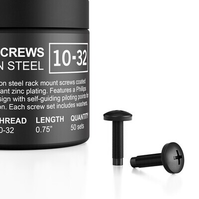 AC Infinity Carbon Steel Rack Screws 50-piece set AC Infinity Carbon Steel Rack Screws 50-piece set