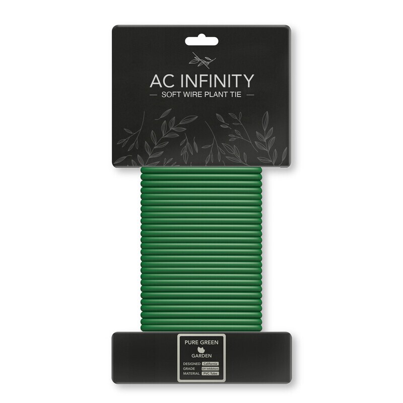 AC Infinity Soft Twist Ties Thick Rubberized Texture 10 meter