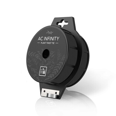 AC Infinity Black Twist Ties with Built-In Cutter 100 meter AC Infinity Black Twist Ties with Built-In Cutter 100 meter