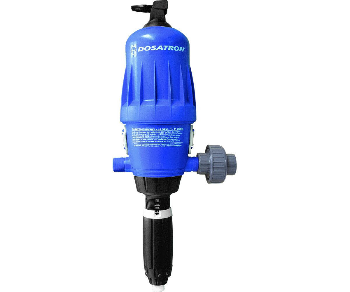 Dosatron Dilution Solutions Injector Bypass Kalrez/ Viton Seals 14 GPM 6:30-51:00:00