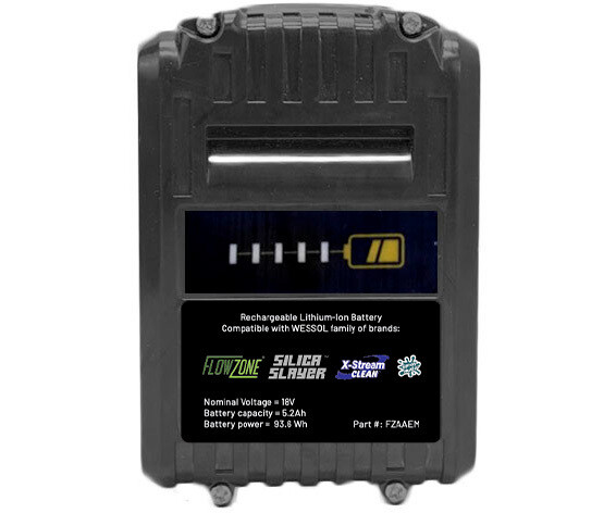 FlowZone Battery for Typhoon, Monsoon, &amp; Volt ES Sprayers 18V/5.2Ah