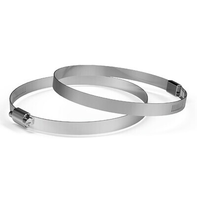 AC Infinity Stainless Steel Duct Clamps Two Pack