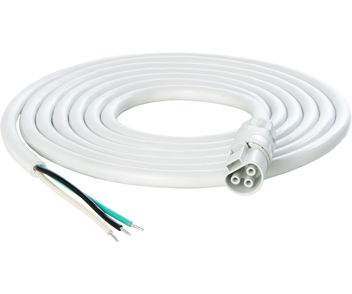 PHOTOBIO White Cable Harness, size: 10 foot 16 AWG with Leads
