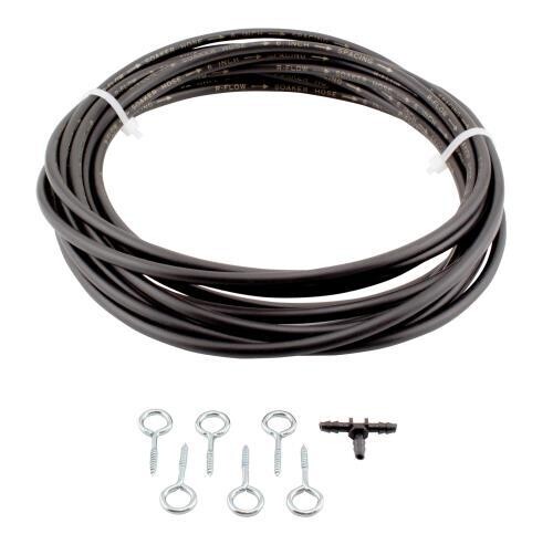 Titan Controls CO2 Rain System, size: 25 foot Tubing, Eye Hooks, and T Fitting