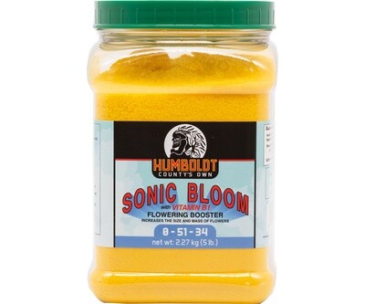 Humboldt County's Own Sonic Bloom 0-51-34 Bud Booster with B Vitamin Complex