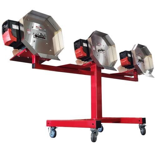 Centurion Pro Solutions Bucker Machine HP3 Triple High Performance with Stand 525-1500 pound per hour wet 105-300 pound per hour dry