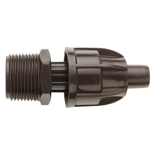 Netafim TechLock Adapters 3/4 inch 17 millimeter Male MPT 25/ pack