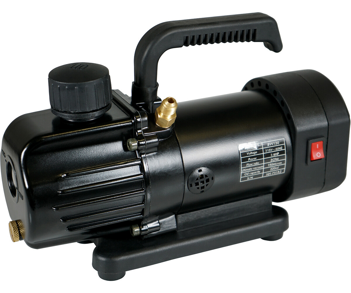 BVV Best Value Vacs Mini Vacuum Pump 3 CFM Single Stage