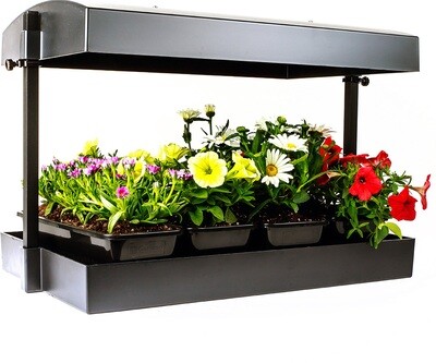 SunBlaster Grow Light Garden Complete Hydroponics System includes Wicking Mat & Adjustable Height Reflector up to 18 inches