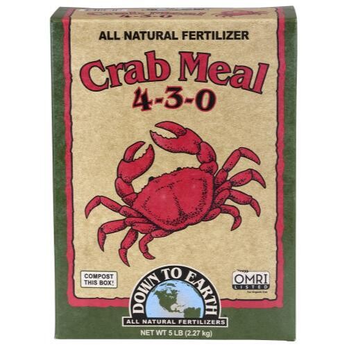 Down to Earth Dry Crab Meal 4-3-0