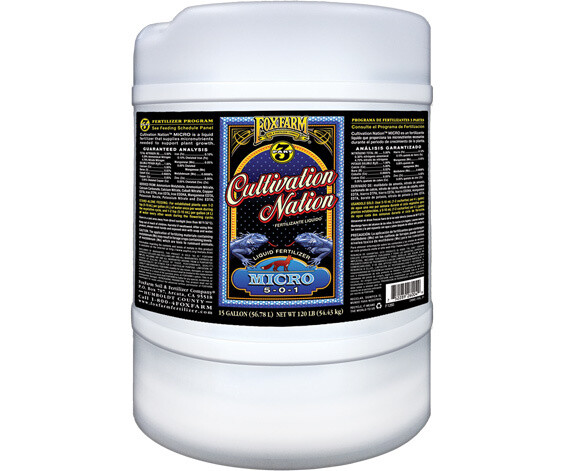 FoxFarm Cultivation Nation Liquid Micro 15 gallon 57 liter 1/ each