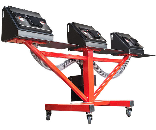 Centurion Pro Solutions GC3 Bucker Machine Triple Gentle Cut with Stand 120-360 pound per hour wet 24-72 pound per hour dry