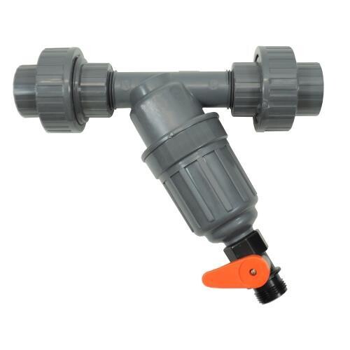 Dosatron Dilution Solutions In-Line Filter Kit with Unions 3/4 inch 200 mesh