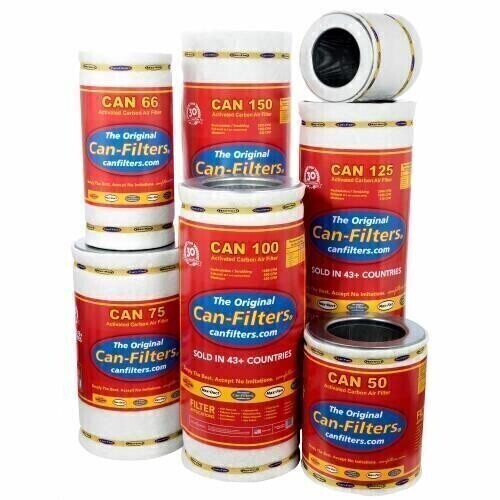 Can Fan Can-Filter Carbon Filter Complete Air Purification without Flange, size: 66 Can 412 CFM