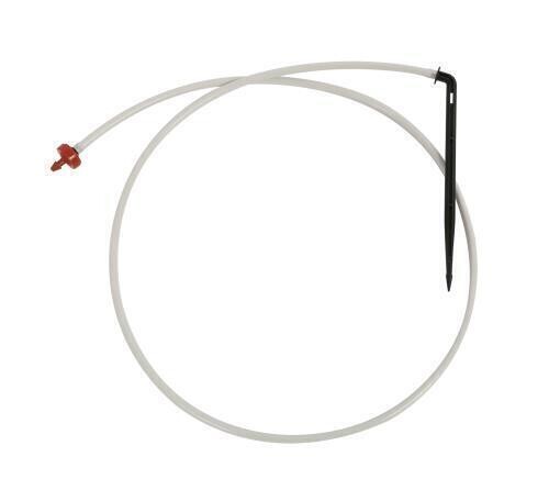 Netafim Tubing Drippers Assembly Single with Emitter, Tube, &amp; Angled Stake
