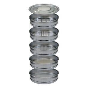 Bubble Magic Bud Sorting Kit with 4 Trays 1, 1/2, 1/4 inch and 150 micron plus a Lid and Bottom Catching Tray, size: 8 inch