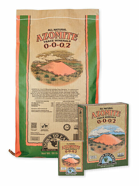 Down to Earth Dry Azomite Trace Minerals 0-0-0.2 Powder, size: 5 pound 2.3 kilogram 1/ each