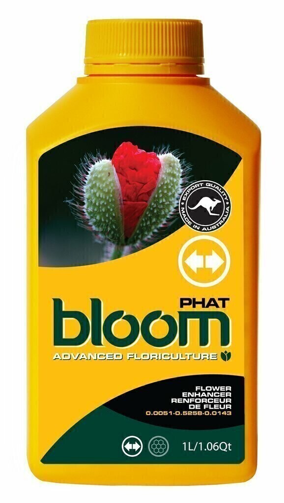 BLOOM Yellow Bottles Phat Flower Accelerator, size: 10 fluid ounce 300 milliliter 1/ each