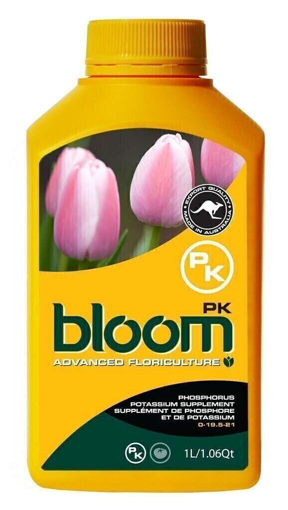 BLOOM Yellow Bottles PK 0-19.5-21, size: 10 fluid ounce 300 milliliter 1/ each