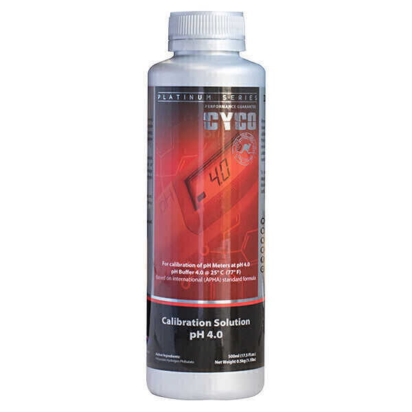 CYCO Calibration Solution pH 4, size: 8 fluid ounce 250 milliliter 1/ each