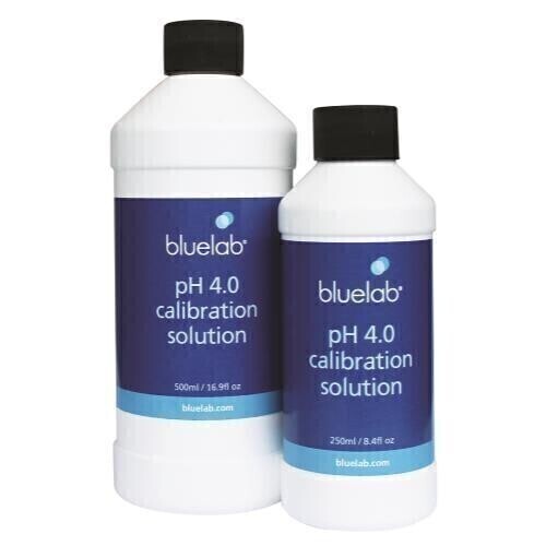 Bluelab Calibration Solution pH 4, size: 8 fluid ounce 250 milliliter 1/ each