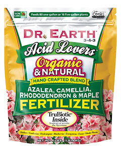 Dr. Earth Acid Lovers Fertilizer 4-5-4, size: 4 pound 1.8 kilogram 1/ each