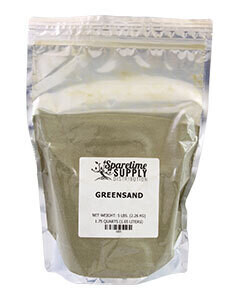 Sparetime Premium Greensand Natural Iron-Potassium Silicate with 30 Trace Minerals, size: 5 pound 2.3 kilogram 1/ each