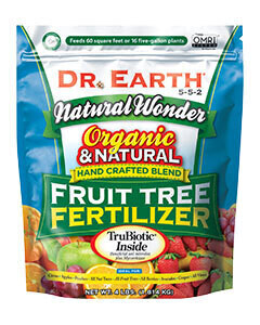 Dr. Earth Natural Wonder Fertilizer Fruit Tree 5-5-2, size: 4 pound 1.8 kilogram 1/ each