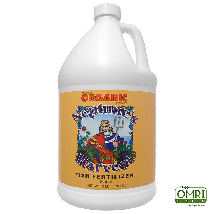 Neptune&#39;s Harvest Fish Fertilizer with Vitamins and Amino Acids 2-4-1, size: 1 quart 1 liter 1/ each