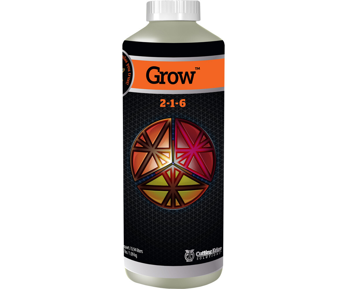 Cutting Edge Solutions Grow 2-1-6, size: 1 quart 1 liter 1/ each