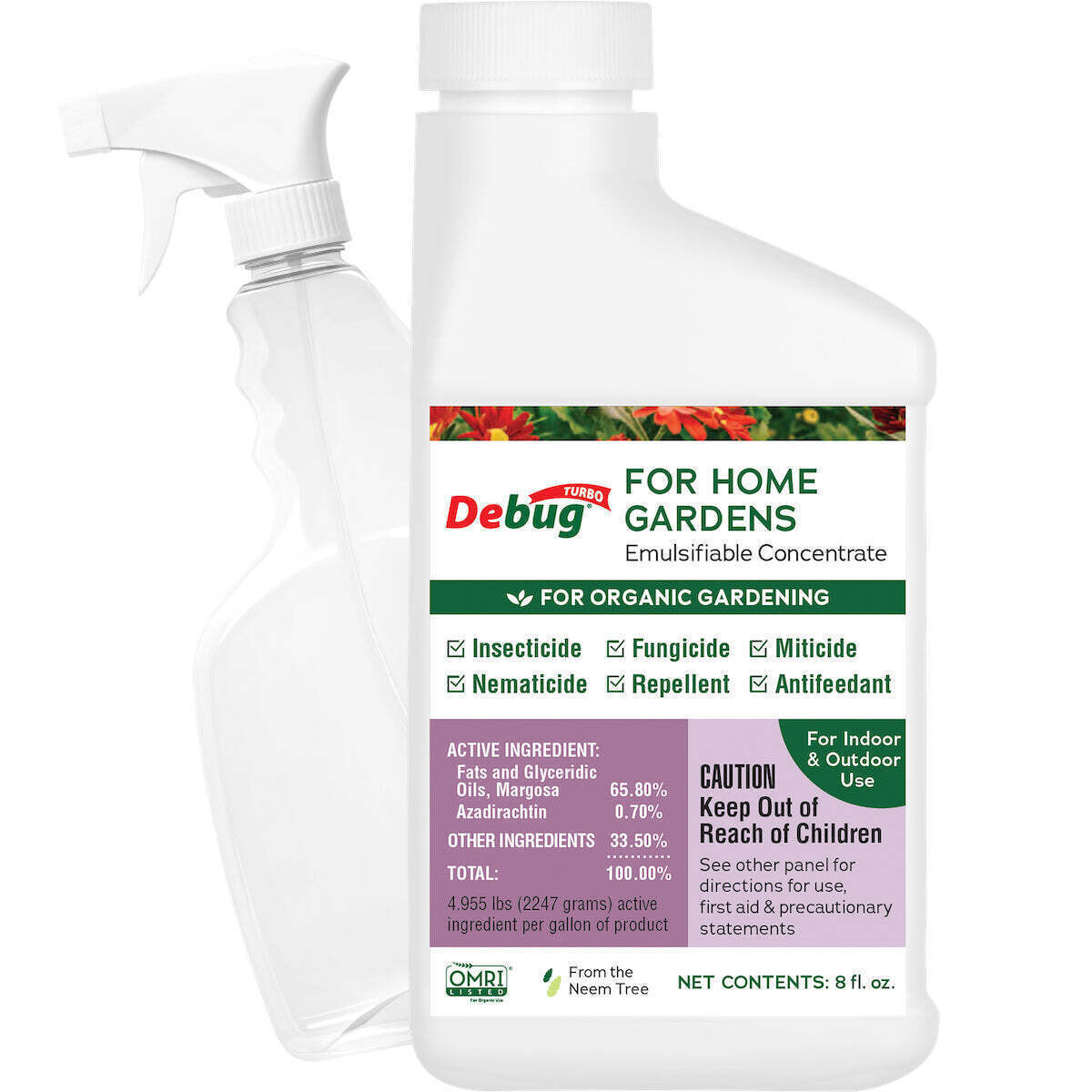 MGK Organic Debug Turbo Full Spectrum Cold Pressed 66.5% Active Ingredients, size: 1 quart 1 liter 1/ each