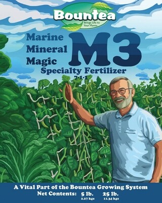 Bountea Marine Mineral Magic M3 Soil Invigorant and Trace Minerals 8-1-2, size: 5 pound 2.3 kilogram 1/ each