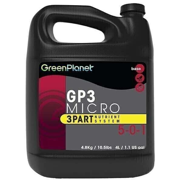 Green Planet GP 3 Part Base Micro, size: 1 quart 1 liter 1/ each