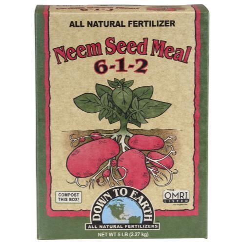 Down to Earth Dry Neem Seed Meal 6-1-2, size: 5 pound 2.3 kilogram 1/ each