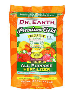 Dr. Earth Premium Gold Fertilizer 4-4-4, size: 12 pound 5.5 kilogram 1/ each