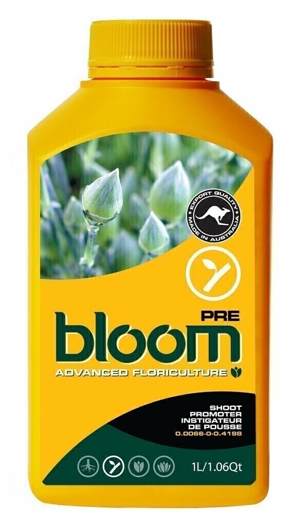 BLOOM Yellow Bottles Pre Bloom, size: 10 fluid ounce 300 milliliter 1/ each