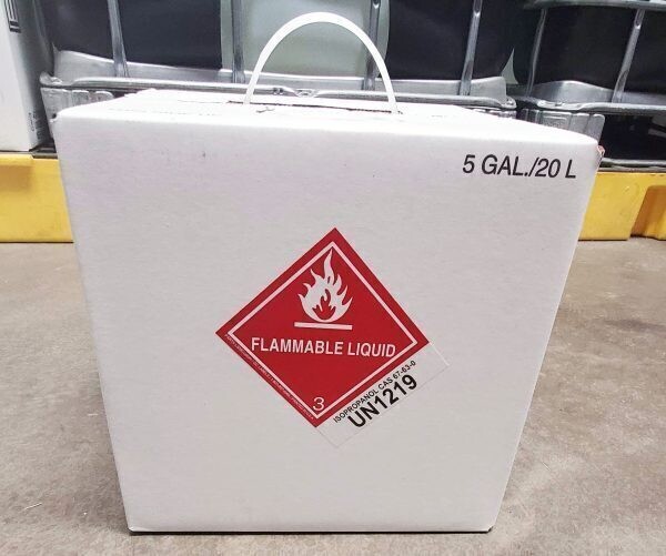 EGI Isopropyl Alcohol, size: 5 gallon 20 liter 1/ each