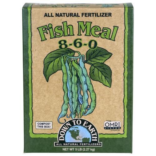Down to Earth Dry Fish Meal 8-6-0, size: 5 pound 2.3 kilogram 1/ each