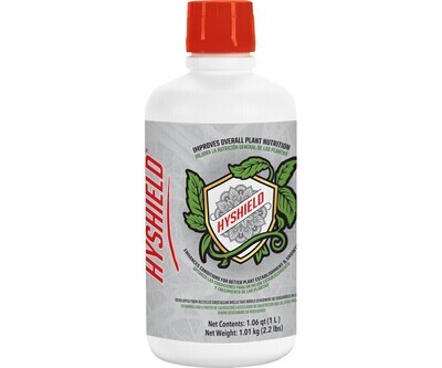 Hygrozyme HyShield Drought Resistance Temp Resistance and Structure Enhancer Organic Crab Chitin-Based, size: 1 quart 1 liter 1/ each