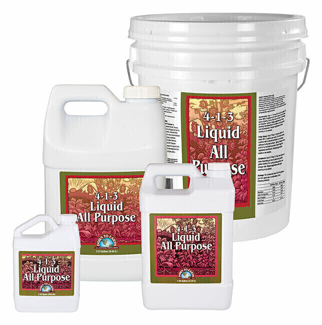 Down to Earth Liquid All Purpose 4-1-3, size: 1 quart 1 liter 1/ each