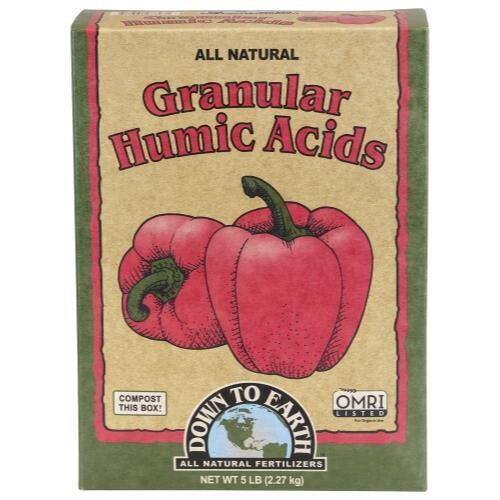 Down to Earth Dry Granular Humic Acids, size: 5 pound 2.3 kilogram 1/ each