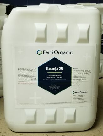 Ferti-Organic Karanja Oil Premium Pest Control and Leaf Shine, size: 5 gallon 20 liter 1/ each