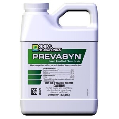 General Hydroponics Prevasyn Insect Repellent/ Insecticide, size: 1 pint 500 milliliter 1/ each