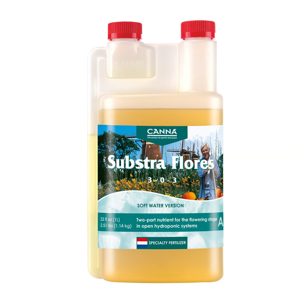 Canna Substra Flores B, size: 1 quart 1 liter Hard Water 1/ each