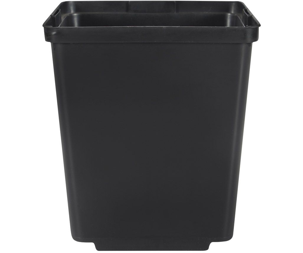 Pro Cal Square Deep Pot with Tag Slot Black 3.5 inch 832/ case