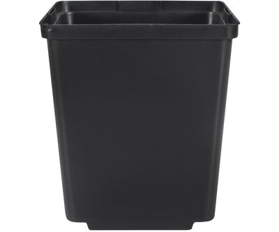 Pro Cal Square Deep Pot with Tag Slot Black 3.5 inch 832/ case