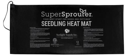 Super Sprouter 4 Tray Seedling Heat Mat 21x48 inch 1/ each