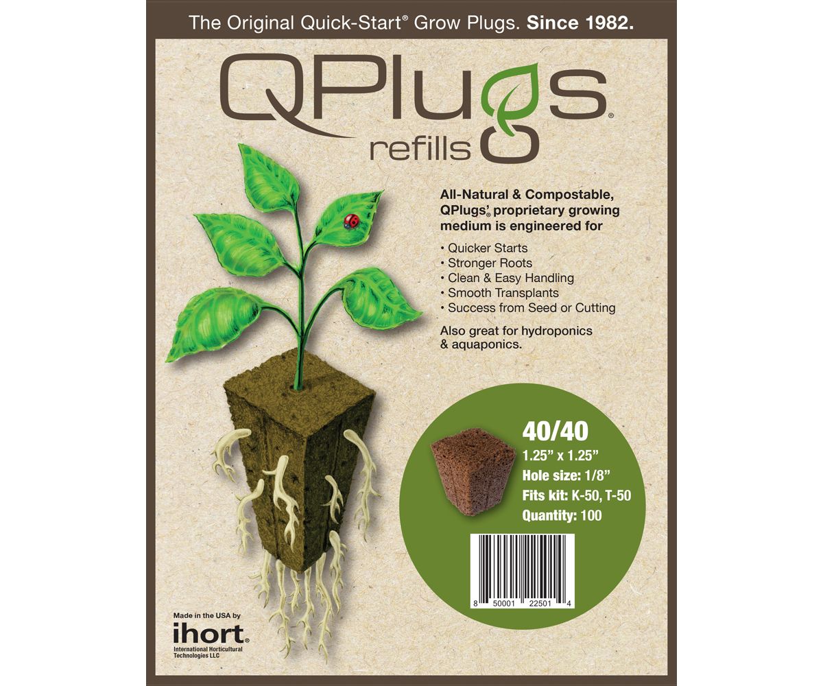 International Horticultural Technologies IHort Coco Peat Myco Plugs